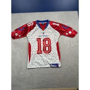 Peyton Manning 2009 Reebok Onfield NFL Pro Bowl Jersey Mens Small Colts #18